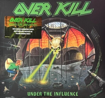 OVERKILL ‎- Under The Influence LP COLORED Vinyl Album - NEW THRASH METAL RECORD - Image 1 of 3