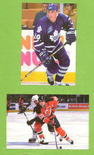 2-1998 1999 Panini Hockey Photo Cards STARS  MIKE JOHNSON + JASON ARNOTT