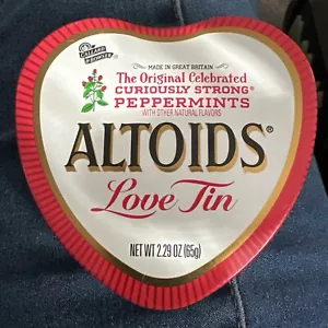 Altoids Peppermints Heart Love Tin EMPTY Valentine’s Day love Tin 2007 - Picture 1 of 6