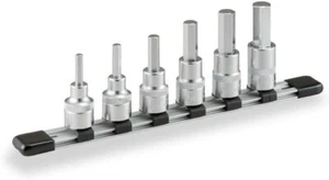 TONE 1/2"Drive 5-14 Hexagon Socket Set with Holder HH406 6 Tools JAPAN - Picture 1 of 3