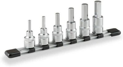 TONE 1/2"Drive 5-14 Hexagon Socket Set with Holder HH406 6 Tools JAPAN - Image 1 of 3