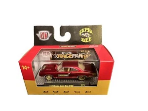 2023 M2 Machines 1970 Dodge Charger Super Bee - RacePak Tampo 🆕 Metallic Red - Picture 1 of 2