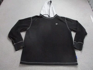Without Walls Sweater Mens Large Black Pullover Hoodie Fleece Long Sleeve Sweat - Picture 1 of 9