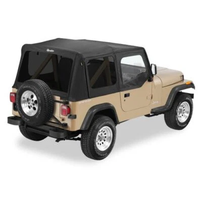 Bestop 51123-15 Replace-A-Top Soft Top Black Denim For 1988-1995 Jeep Wrangler - Image 1 of 3