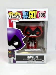 Funko Pop! Vinyl DC 108 Red Raven Teen Titans Go! + FREE PROTECTOR - Picture 1 of 6
