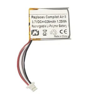 325mAh IP532328 Battery Replacement for Phonak Compilot Air II, 2 Audio Streamer - Picture 1 of 2
