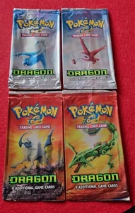 Pokemon 4x Ex Dragon Booster Packs - LEER - englisch - Bild 1 von 1
