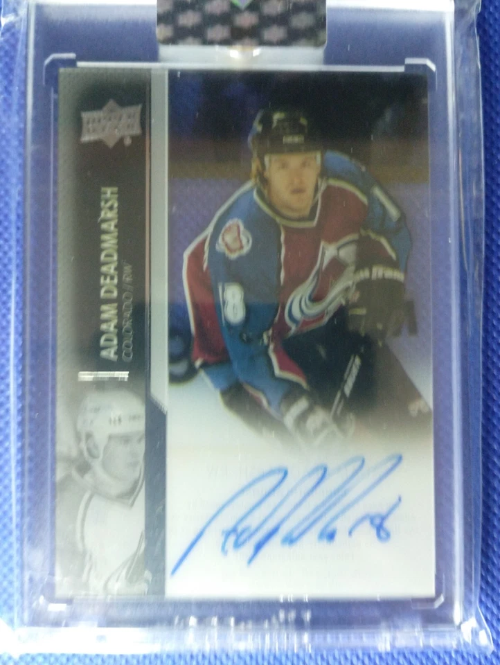 Adam Deadmarsh Upper Deck Clear Cut 2021-22 auto *NorthernRoute* - Image 1 of 1