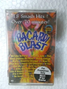 BACARDI BLAST 18 SMASH HITS OVER 70 MINUTES promo CASSETTE INDIA SEALED 1999 - Picture 1 of 3