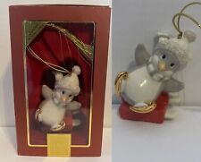 Lenox Penguin On A Popsicle CHILLY RIDE Porcelain Hanging Christmas SHIPS FREE