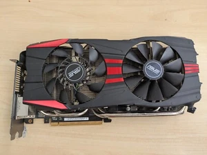 ASUS AMD Radeon R9 280 Grafikkarte 3GB GDDR5 mit DirectCU II voll funktionsfähig - Bild 1 von 4