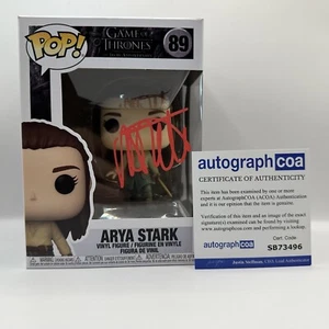 Maisie Williams AUTÓGRAFO - Arya Stark - Juego de Tronos Firmado Funko Pop ACOA - Imagen 1 de 9