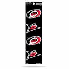 Carolina Hurricanes Decal Car Sticker The Quad 4 Pack Stickers Set