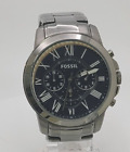 Fossil Men's FS4831 Grant Chronograph Smoke-Tone Stainless Steel Watch