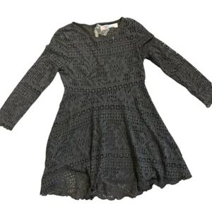 NWT Free People FP Beach Gray Crochet Long Sleeve Cover Up Sz S - Picture 1 of 3