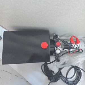 Paquete de energía hidráulica de doble efecto de 12 V CC, tanque de 4,5 L ZZ004232 - Imagen 1 de 13