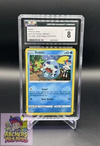 SOBBLE-GRADE 8-CGC-Pokémon-SWSH073-VIVID VOLTAGE-BLISTER PROMO-SHIPPING INCLUDED - Picture 1 of 1
