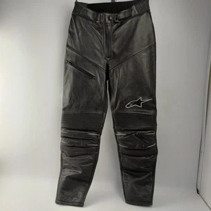 Alpinestars Ladies Stella Leather Motorcycle Trousers EU 44 US 8 30" Waist UK 10 - Picture 1 of 8