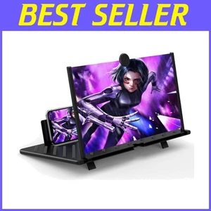 20" 3D HD Magnifying Screen Enlarger, Foldable Phone Stand - Picture 1 of 9