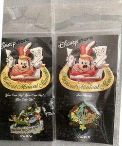 2 DISNEY PINS - TWO WORLDS #29 AND YOU CAN FLY #16 MAGICAL MUSIC MEMORIES !! - Picture 1 of 3