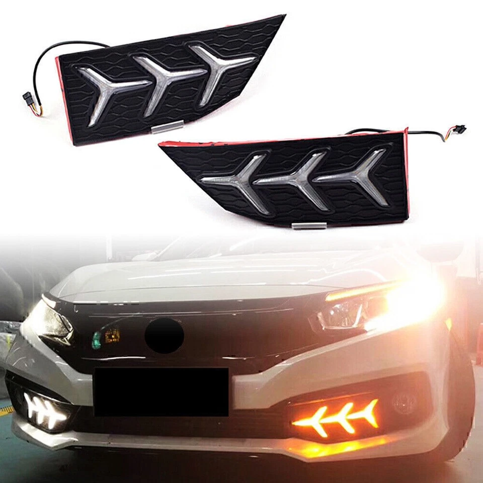 2019-2021 Passend für Honda Civic DRL  Tagfahrlicht mit Blinkerleuchte - Bild 1 von 4