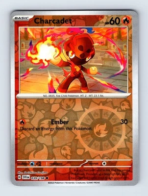Charcadet SV01: Scarlet & Violet Base Set Common Reverse Holo 039/198 NM Pokemon - Image 1 of 2