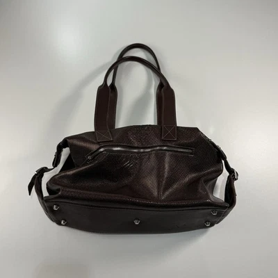 Bolso de Viaje Terrida Tangaroa Lujo Cuero Marrón Hecho en Italia Foto 1 de 4