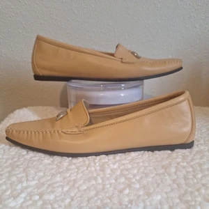 Salvatore Ferragamo Mocassini donna in pelle marrone 7,5 US.. - Foto 1 di 11