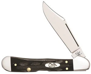 Case xx Mini Copperlock Knife Jigged Genuine Buffalo Horn Pocket 65022 - Picture 1 of 2