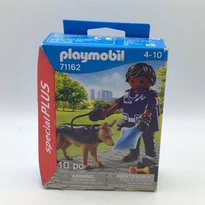 NEW SEALED PLAYMOBIL 71162 Special PLUS Policeman with Search Dog 10 Pc Toy Set - Picture 1 of 2
