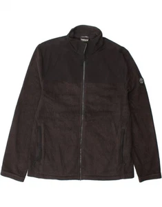 TIMBERLAND Mens Fleece Jacket UK 42 XL Black Polyester DL33 - Picture 1 of 3