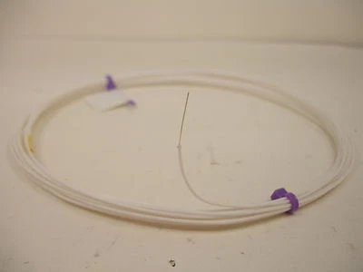25 feet 26 AWG Silver Plated PTFE Wire White Solid 1 Strand SPC - Image 1 of 2