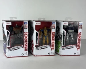 Transformers War For Cybertron Netflix Hasbro •Cheetor •Sparkles Bot •ArmyDrone - Picture 1 of 12