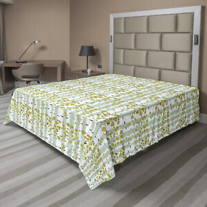 Ambesonne Abstract Theme Flat Sheet Top Sheet Decorative Bedding 6 Sizes
