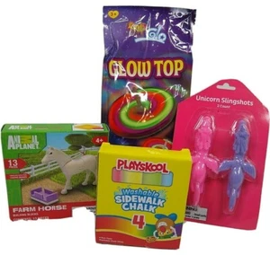Cesta de Pascua Relleno Resplandor Top Caballo Tiza Unicornios Nuevas Edades 3+ 3 piezas - Imagen 1 de 5