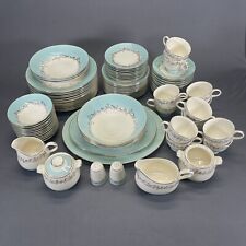 Lifetime China Co. Gold Crown Dinnerware Set Vintage 1950's Made in USA