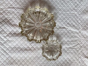 VTG Set Of Glass Ashtrays Or Trinket Holders. - Picture 1 of 5