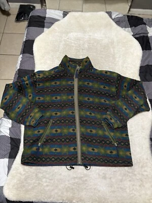 Timberland Weathergear Men’s Aztec Fleece Zip Up Jacket Size Large Western - Image 1 of 4