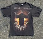 Disturbed Metal Band 2008 Tour T-shirt Album Indestructible Y2K Taille M Noir