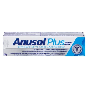 Anusol Plus Hemorrhoidal Ointment Treatment 30g | Fast Relief | Trusted Brand - Picture 1 of 4