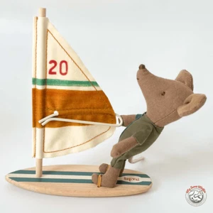 Maileg Surfer Little Brother Mouse Strand Thema Sammlerstück Spielzeug kostenloser Versand - Bild 1 von 11