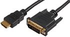 PRO SIGNAL - HDMI Male to DVI-D Male Lead, 3m Black