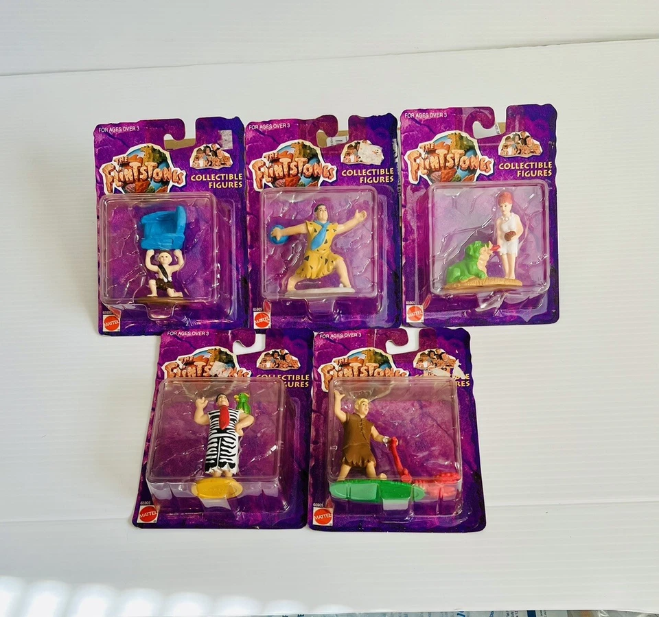 The Flintstones Movie Collectible Figures Mattel 1993 Dino 65905