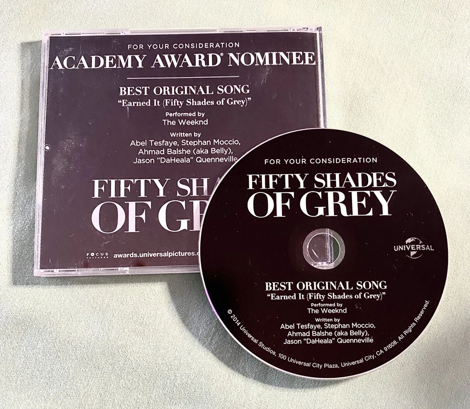 The Weeknd - Earned It     **PROMO CD**   Fifty Shades of Grey - 2014 - FYC - Bild 1 von 1