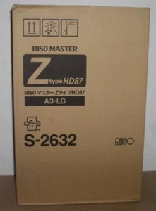 Riso S-2632 HD87 A3 Master Rollen Risograph RZ 970 977 MZ 970 977 2er Pack OVP A - Bild 1 von 1