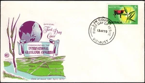 1970 Australia XI Congreso Internacional de Pastizales 5c WCS sin dirección FDC, en muy buen estado - Imagen 1 de 1