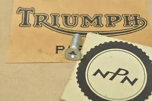OEM NOS VTG Triumph 1960-1972 TR25 T20 T150 Trophy 250 Tiger Cub Trident Screw - Picture 1 of 1