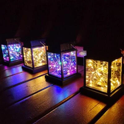 LED Solar Lantern Light Waterproof Outdoor Garden Yard Tent Hanging Lamp Decor - Image 1 of 4