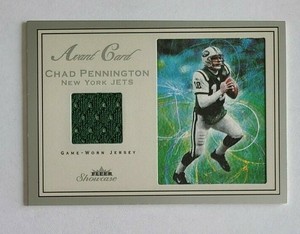 2003 Fleer Showcase Chad Pennington New York Jets Marshall 904/999 - Jersey