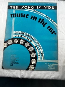 Vintage Noten 1932 Das Lied bist du Musik in der Luft Oscar Hammerstein Kern - Bild 1 von 2
